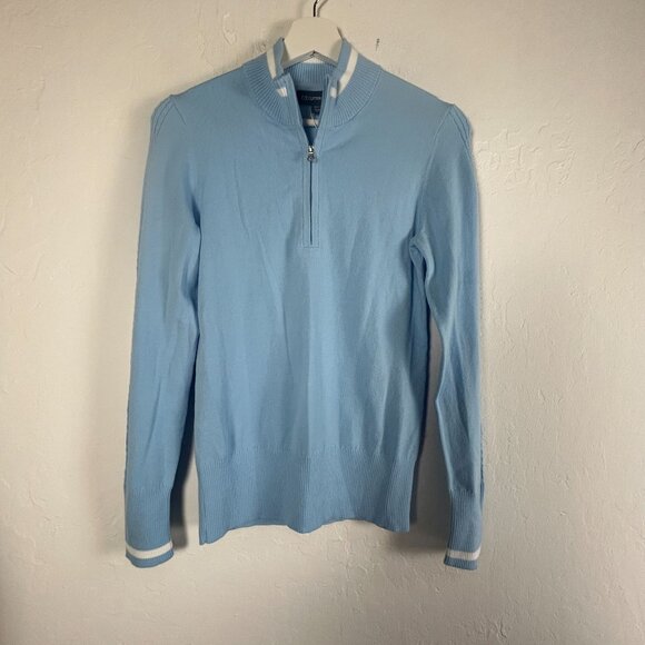 Cutter & Buck Women's Lakemont Tipped Half Zip Pullover Sweater XS Stretch New - Picture 1 of 7